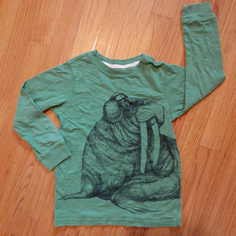 Carter's Walrus Top Long-sleeve Tee Shirt Size 5